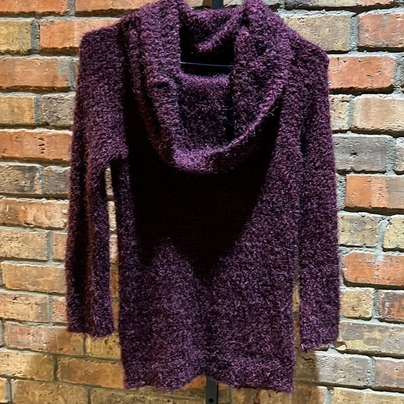 Cowl neck Lauren Conrad Sweater size medium mauve  / purple color - Picture 2 of 7